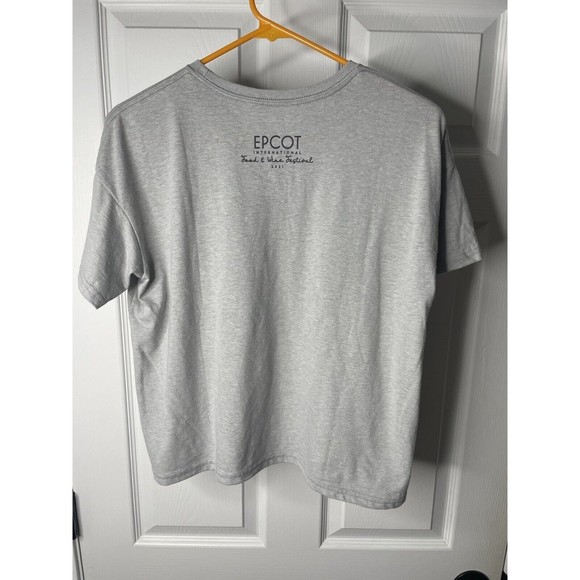 Disney Epcot Food & Wine Festival 2021 Try Grey Stuff Shirt Medium Beauty Beast - Picture 3 of 5